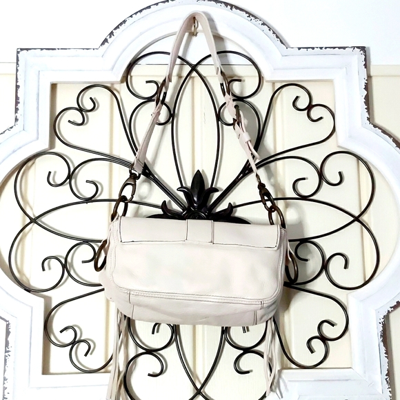 🇨🇦 Roots Emily-Princess Ivory Shoulder Satchel - Picture 4 of 16